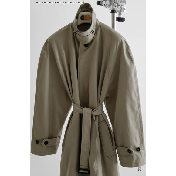Frankie Shop Decima oversized trench coat - Picture 9 of 14